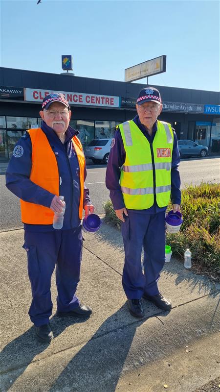 Pictured left: Boronia brigade's Bill Ireland
